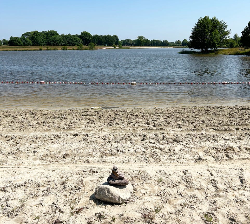 Silhouet Van Bergheuvel Met Pijnbomen Onder Witte Wolk Blauwe Hemel